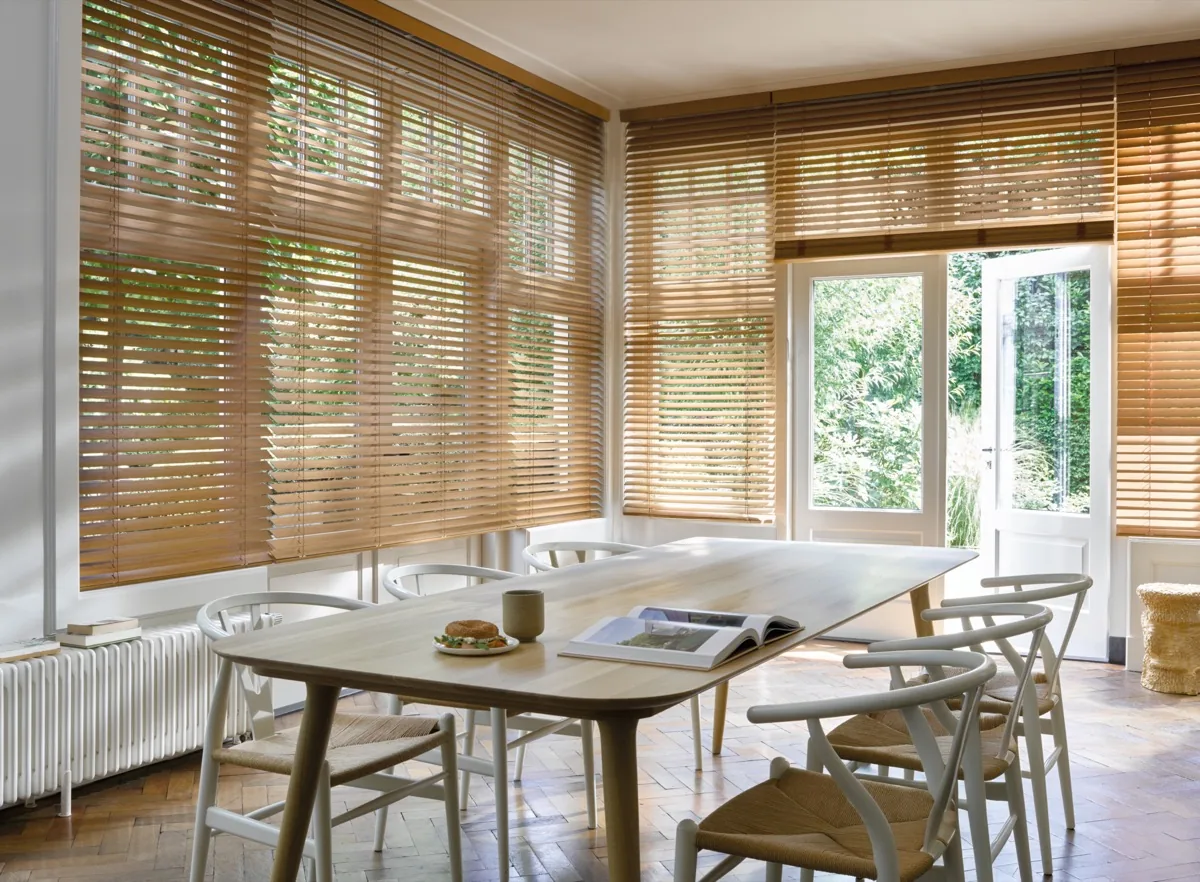 Luxaflex wooden venetian blind